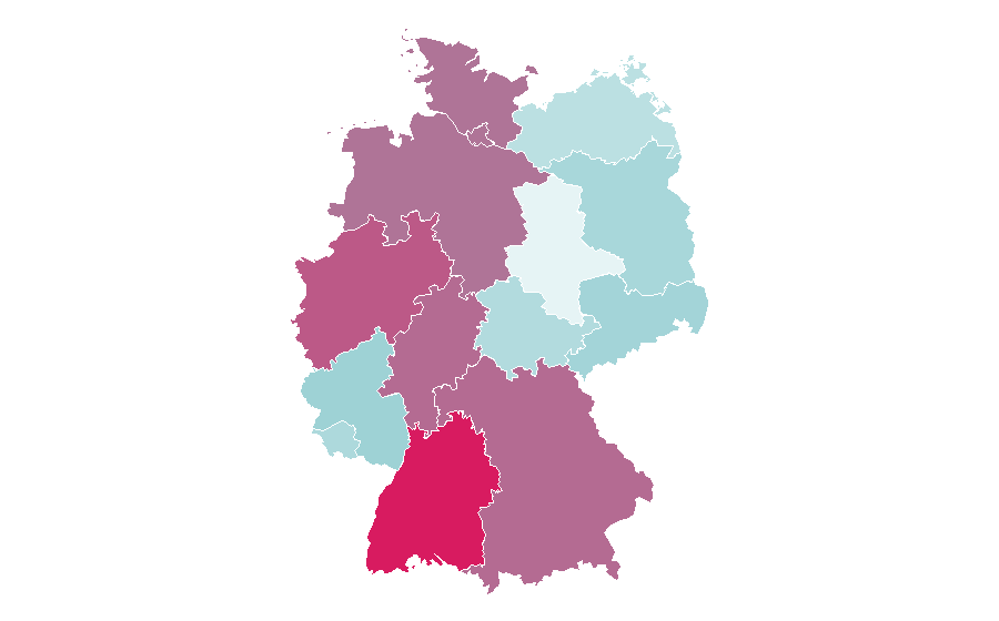 Affinity by region — Business plan, Germany