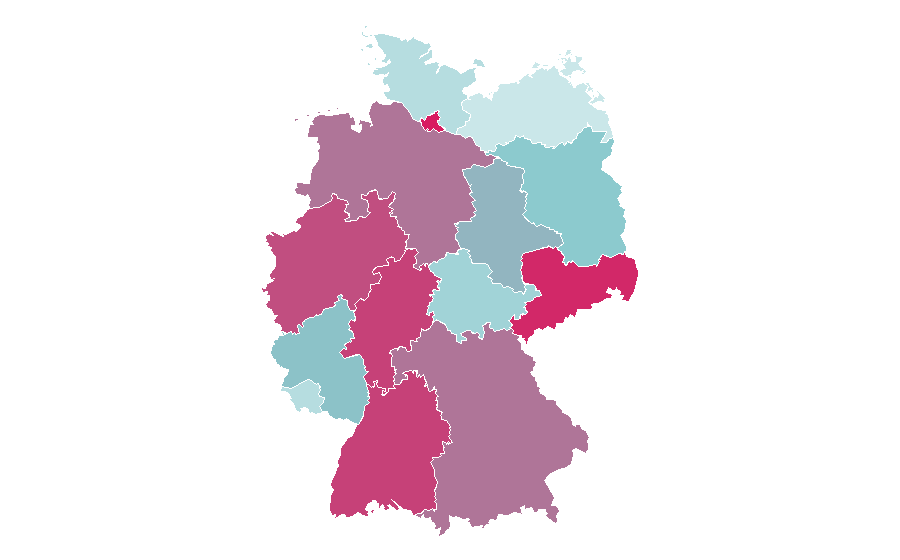 Afinidad por región — Buzz cut, Alemania