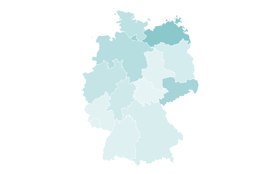 Affinity by region — Cabaret, Germany