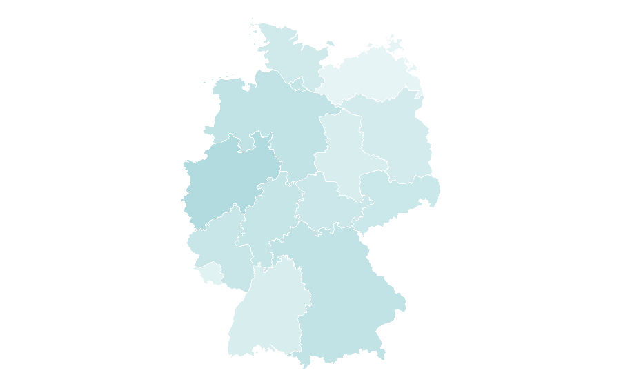 Affinity by region — Caesar (video game), Germany