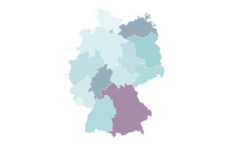 Affinity by region — Cafeteria, Germany