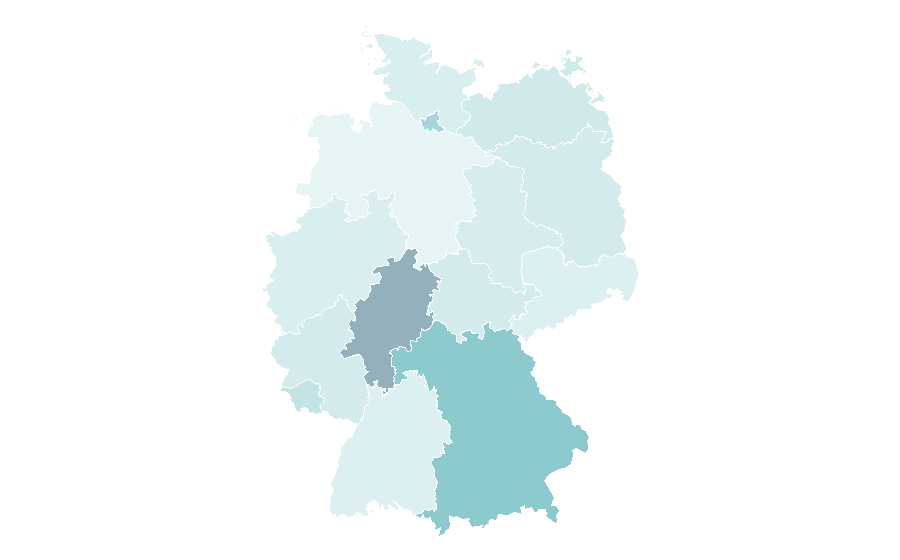 Affinity by region — Caffè Americano, Germany