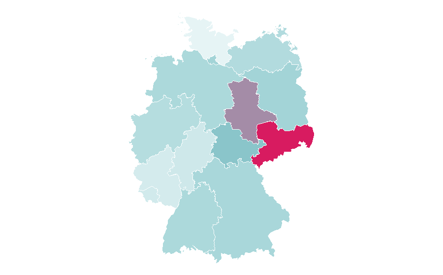 Affinity by region — Calathea, Germany