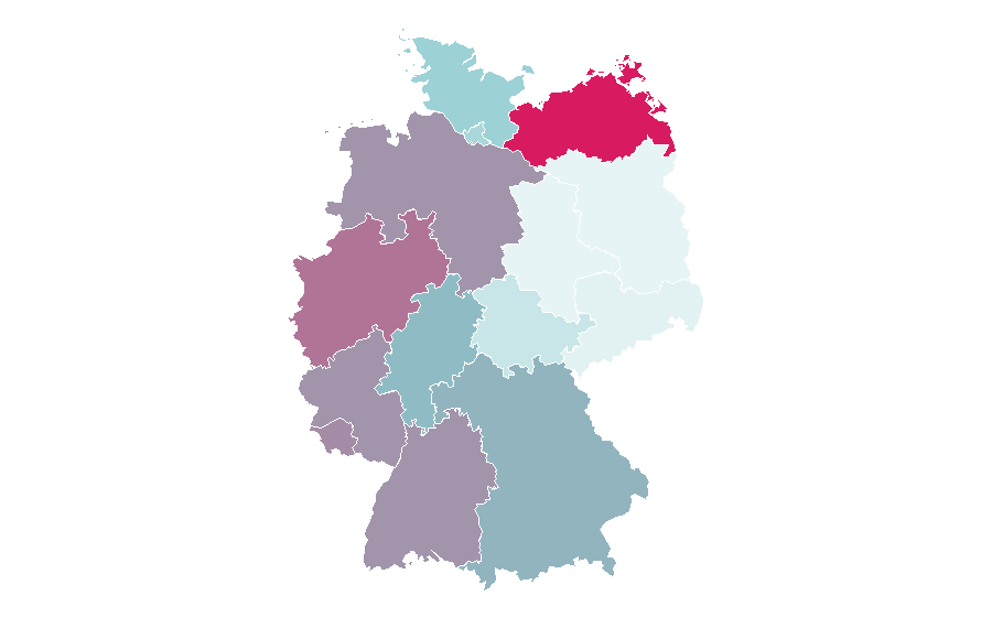 Affinity by region — Calcium, Germany