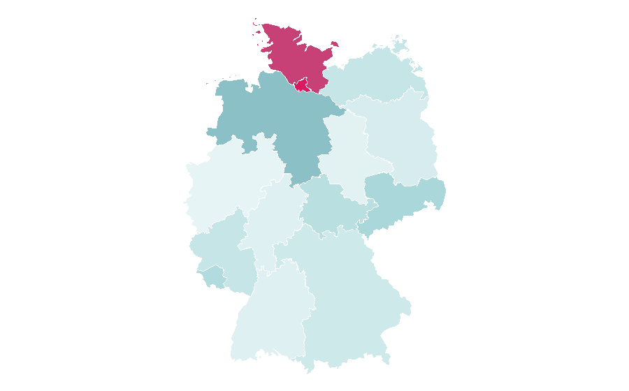Affinity by region — Caliphate, Germany