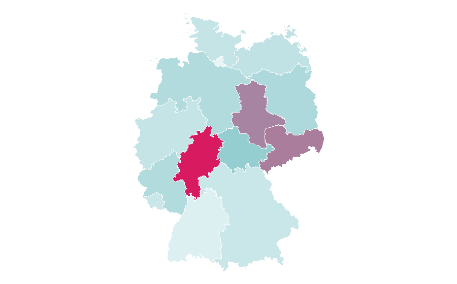 Affinity by region — Call of Duty: Modern Warfare 2, Germany
