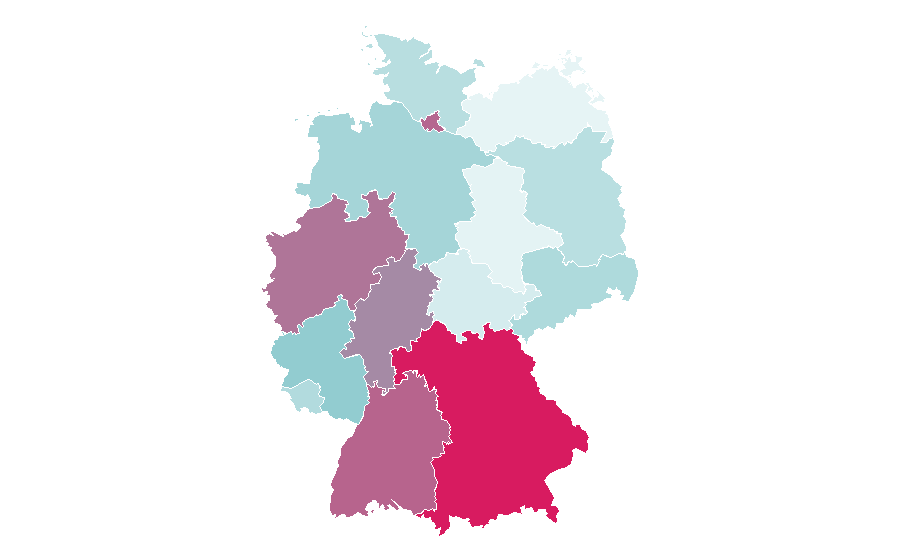Affinità per regione — Calzedonia, Germania