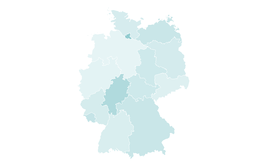 Afinidad por región — Camera lens, Alemania