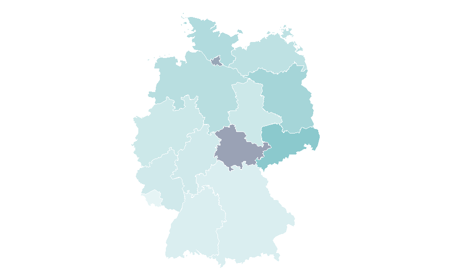 Affinity by region — Campact, Germany