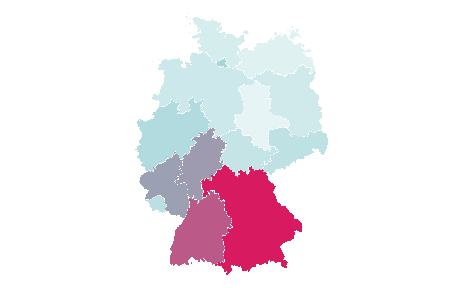 Affinity by region — Campania, Germany
