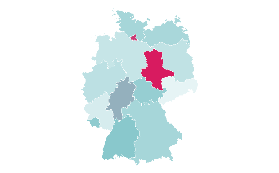 Affinity by region — Campeonato Brasileiro Série A, Germany