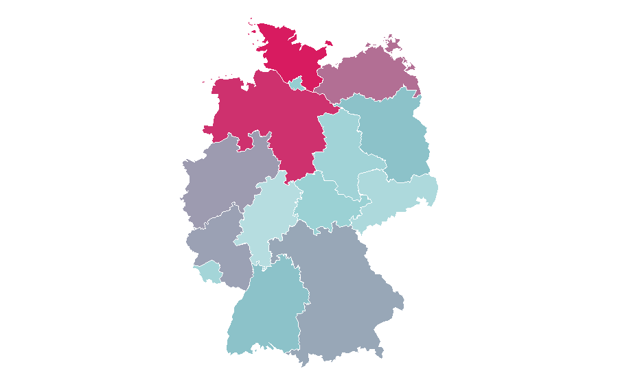 Affinity by region — Camper (company), Germany