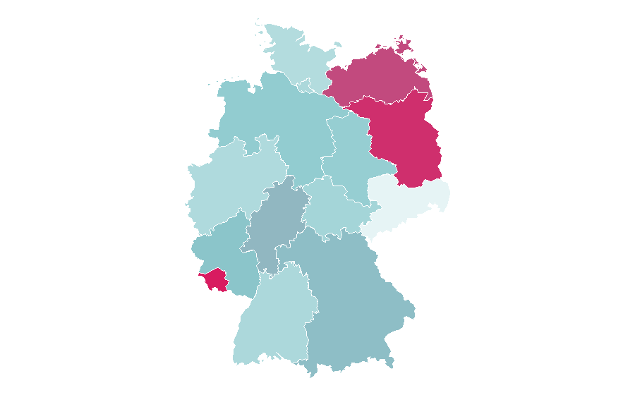 Affinity by region — Canal+, Germany