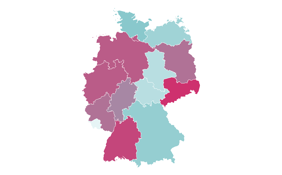 Affinity by region — Canary Islands, Germany