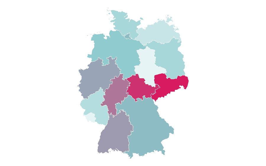 Affinity by region — Canberra, Germany