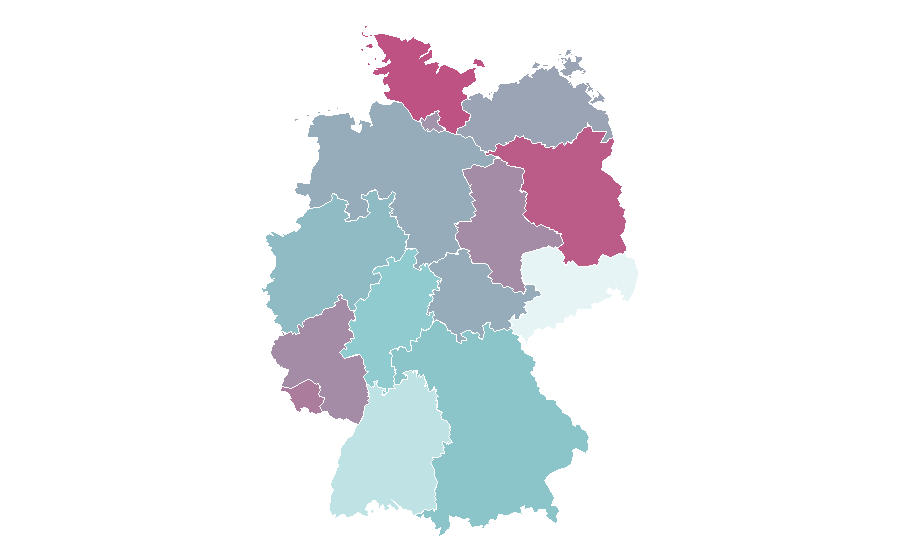 Affinity by region — Candice Bergen, Germany