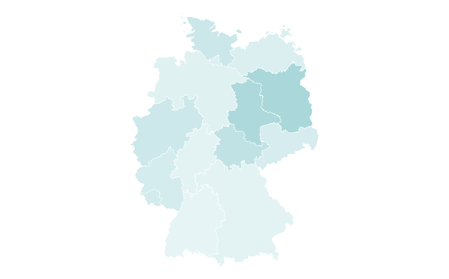 Affinité par région — Candy Crush Saga, Allemagne