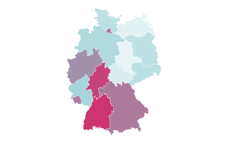Affinity by region — Cannes, Germany