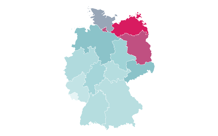 Affinity by region — Canoe, Germany