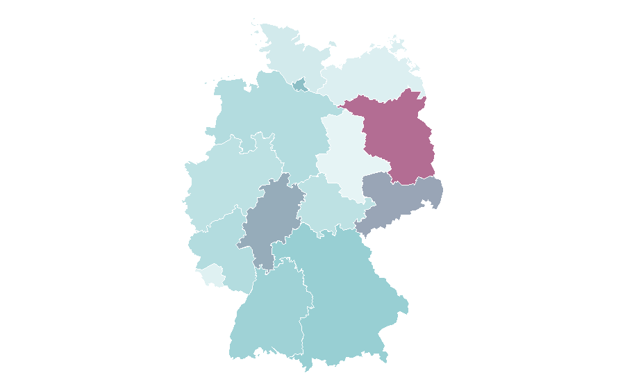 Affinity by region — Canvas, Germany