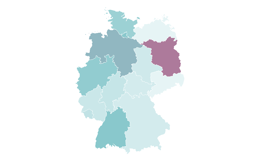 Affinity by region — Capital Bra, Germany