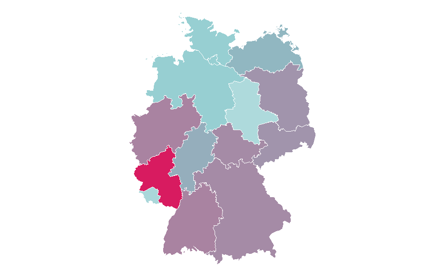 Affinity by region — Capital (radio network), Germany