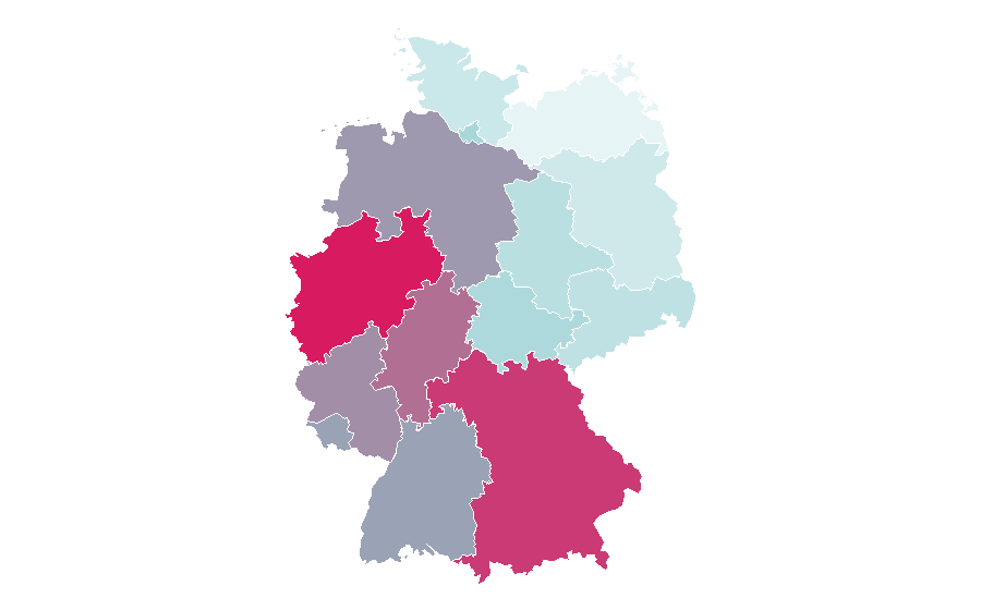 Affinity by region — Capsicum, Germany