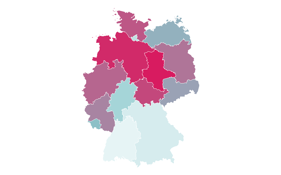 Affinity by region — Captain America: The Winter Soldier, Germany