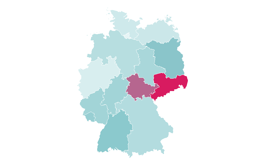 Affinity by region — Car classification, Germany