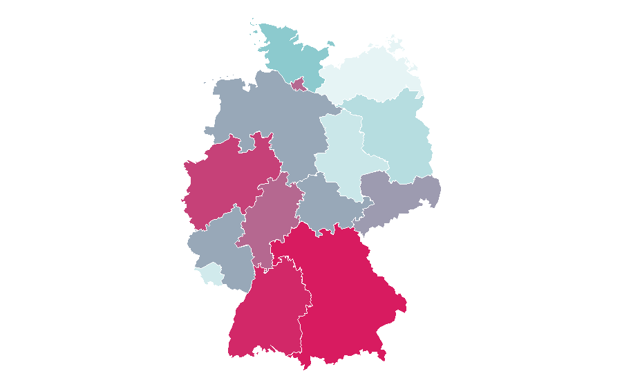 Affinity by region — Carbon, Germany