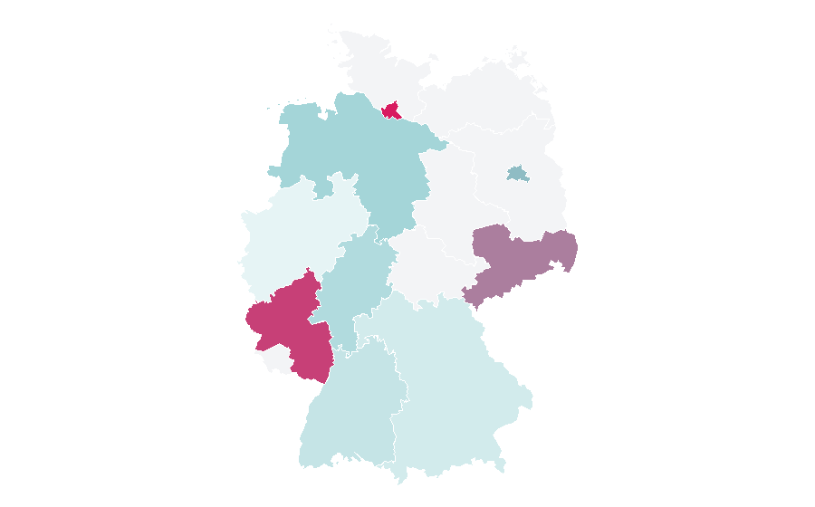 Affinity by region — Cardmaking, Germany