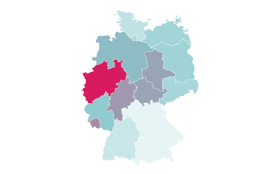 Affinity by region — Caregiver, Germany