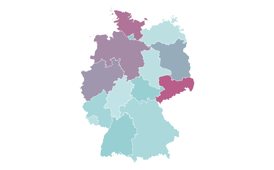 Affinity by region — Caren Miosga, Germany