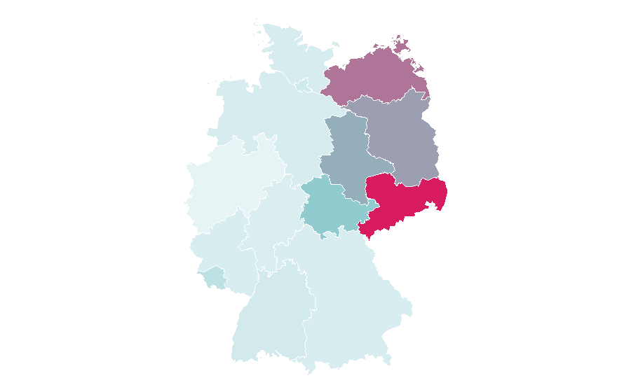 Affinity by region — Caribbean Sea, Germany