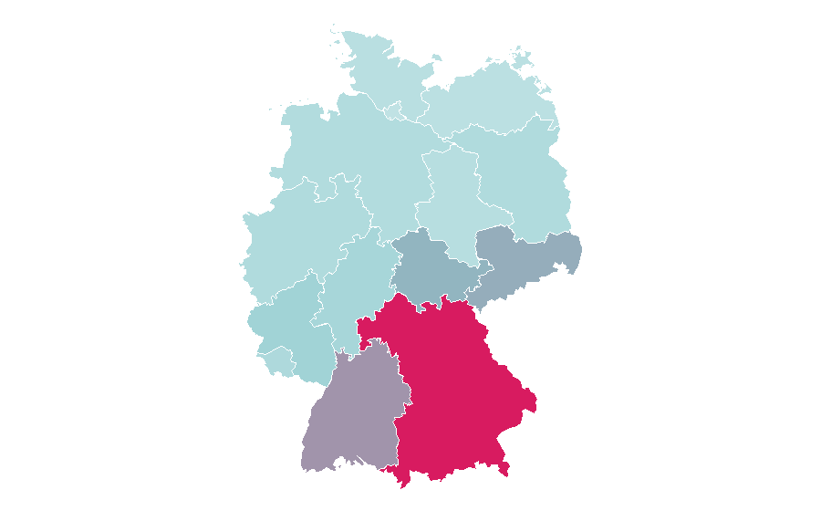 Affinity by region — Carinthia, Germany