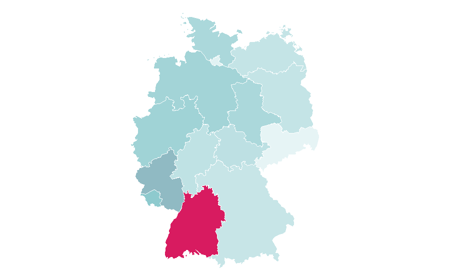 Affinity by region — Carl Weathers, Germany