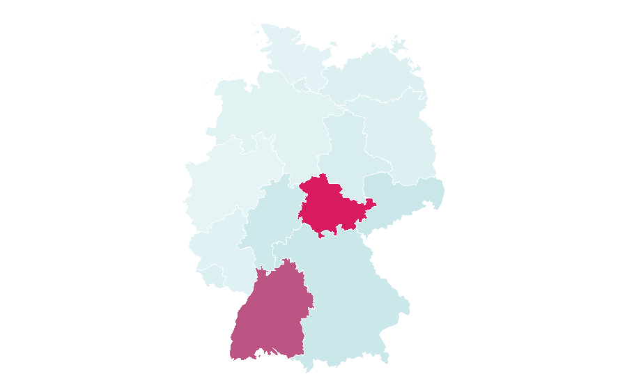 Affinity by region — Carl Zeiss AG, Germany