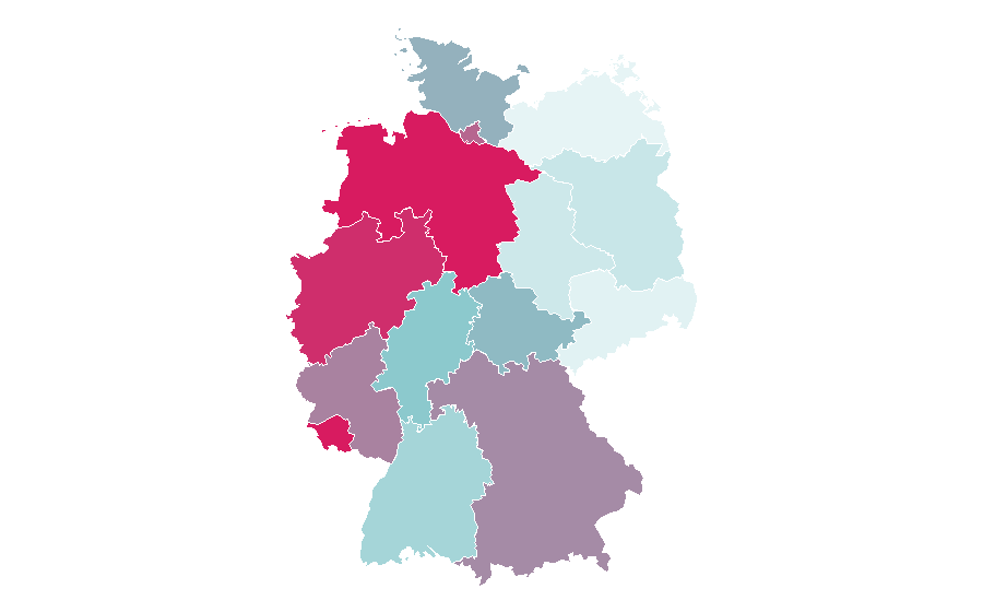 Affinity by region — Carlos Santana, Germany