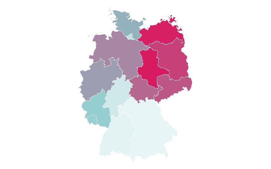 Affinity by region — Carolin von der Groeben, Germany