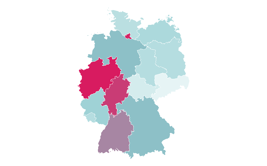 Affinity by region — Carolina Herrera (fashion designer), Germany
