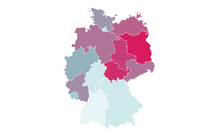 Affinity by region — Caroline Peters, Germany