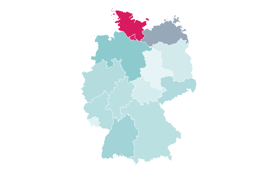 Affinity by region — Caroline Wahl, Germany