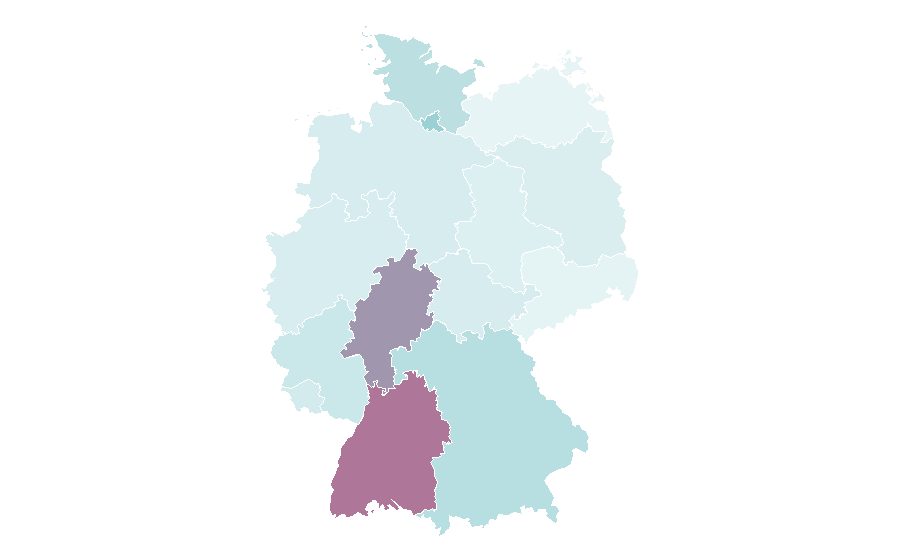 Affinity by region — Carousel (musical), Germany