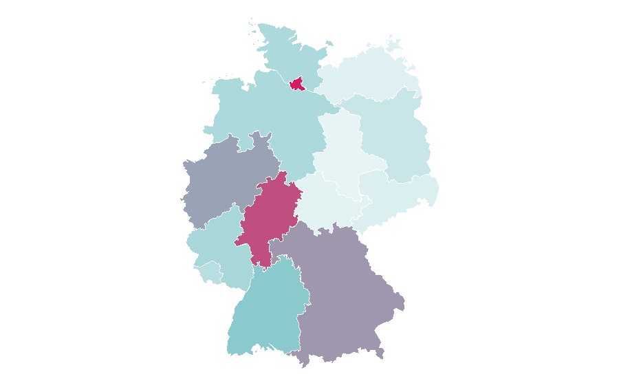 Affinité par région — Cartier, Allemagne