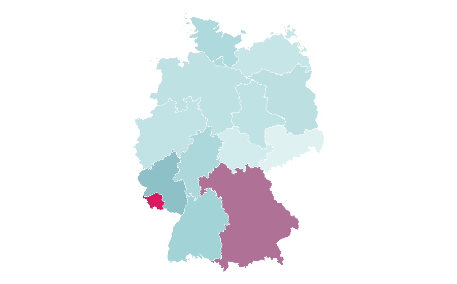 Affinity by region — Cartomancy, Germany