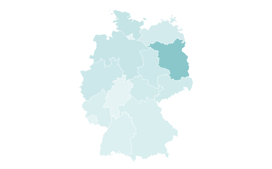 Affinity by region — Caseking, Germany