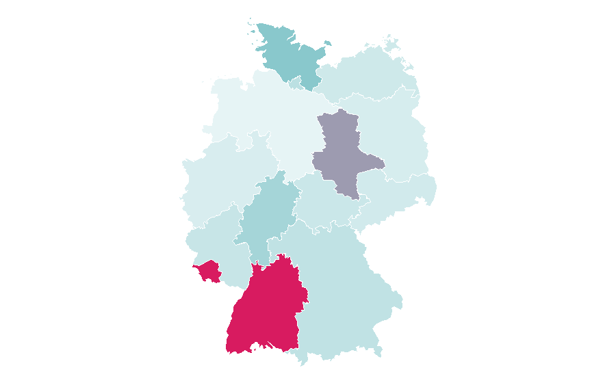 Affinité par région — Cash, Allemagne