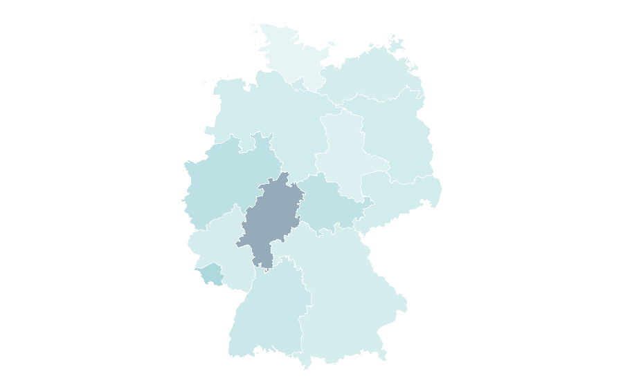 Affinità per regione — Casino games, Germania