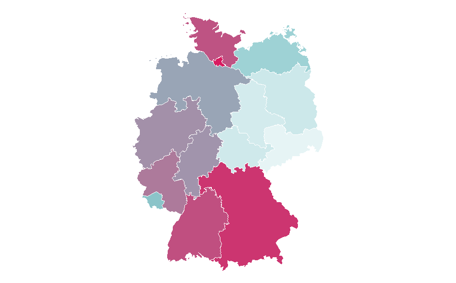 Affinity by region — Casper Ruud, Germany