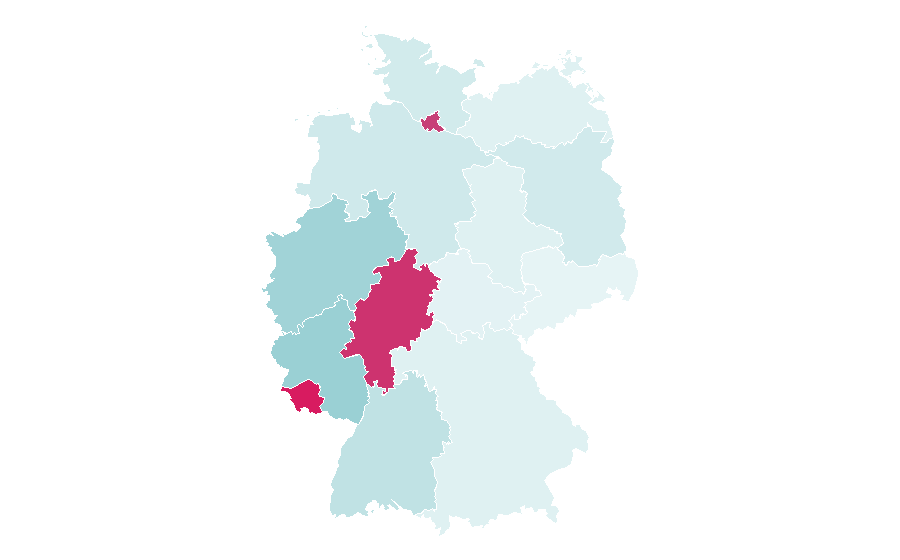 Affinity by region — Cassata, Germany